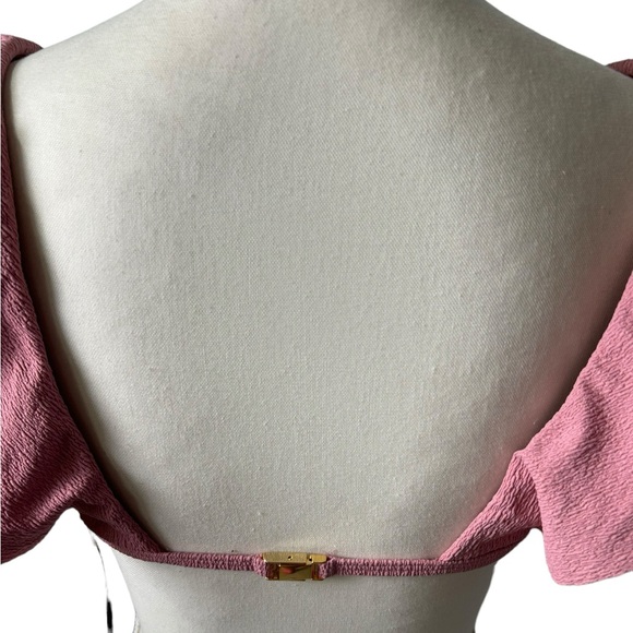 VIX PAULA HERMANNY Liz top D cup pink bikini swim top NWT - Picture 6 of 15